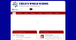 Desktop Screenshot of childsworldschool.com